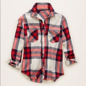 NWT Aerie Cozy Flannel Top